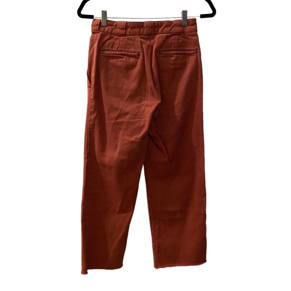 Reformation Work Pant in Rust Sz 26 - Picture 3 of 11